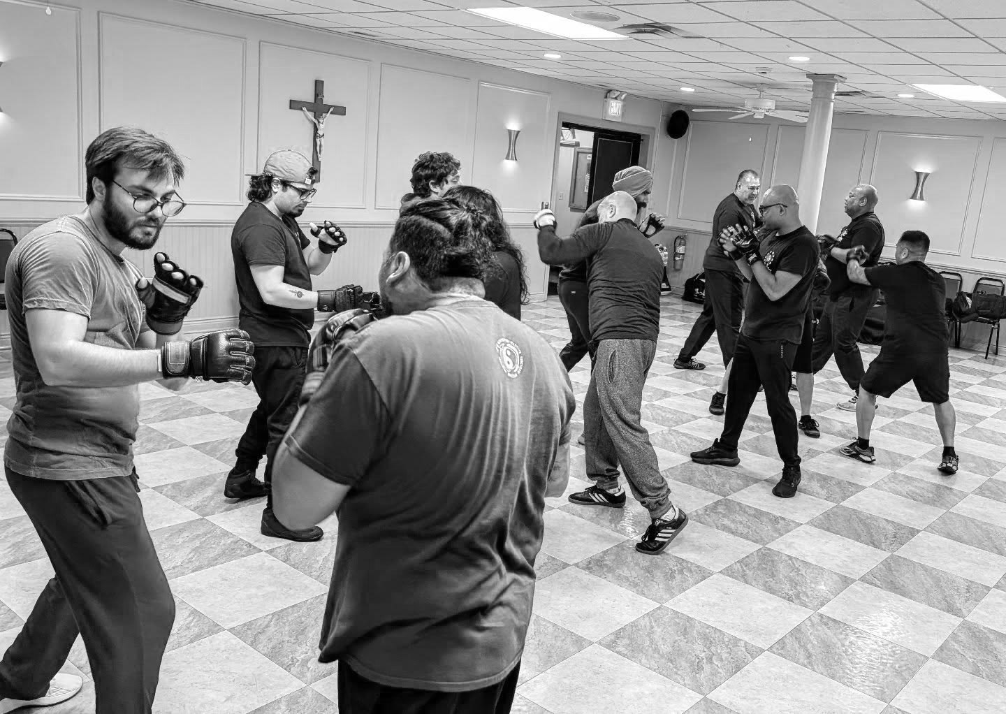 Full class training with partners